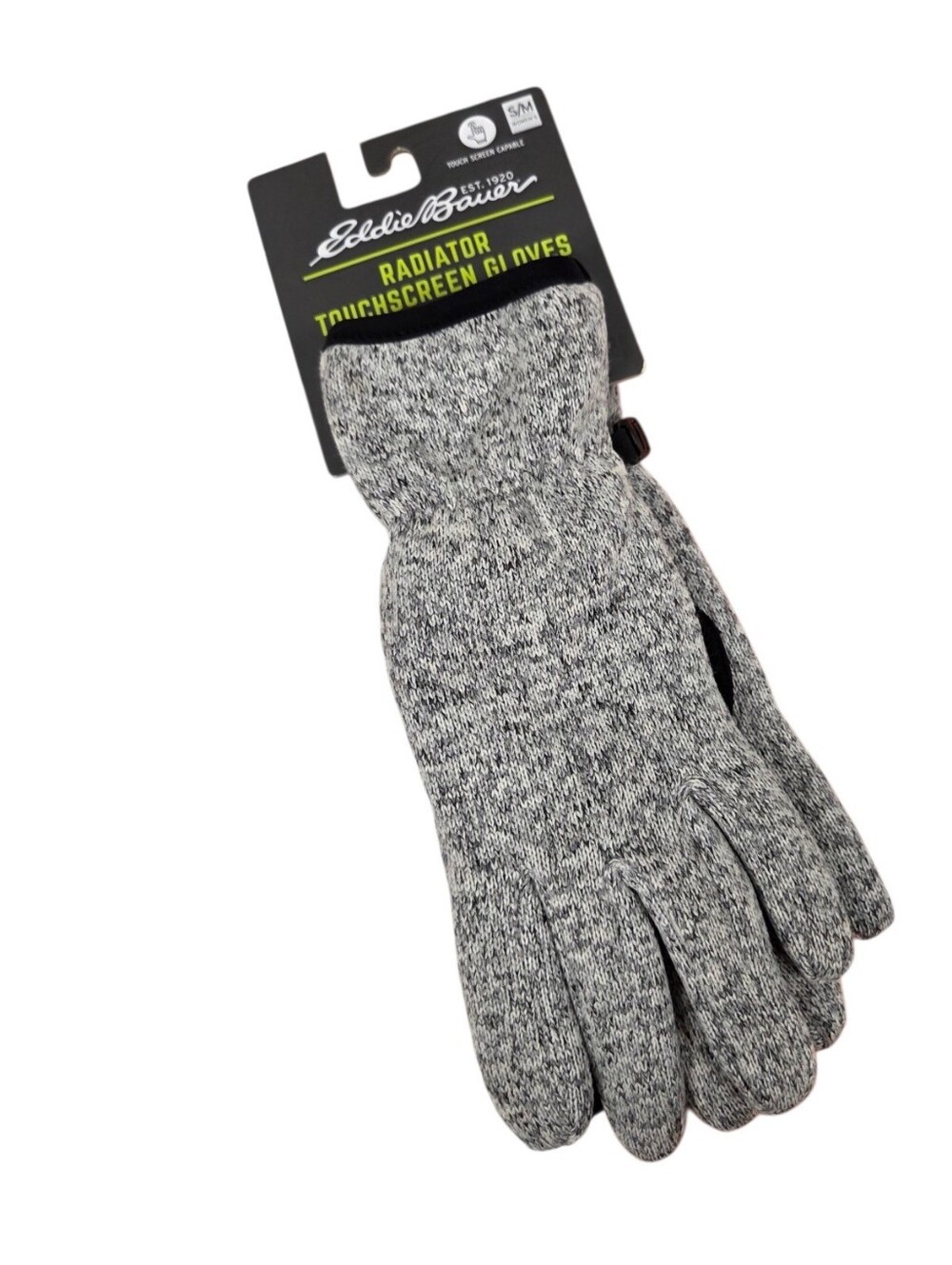 Eddie Bauer Men's Radiator Touchscreen Knit Gloves - Heather Gray